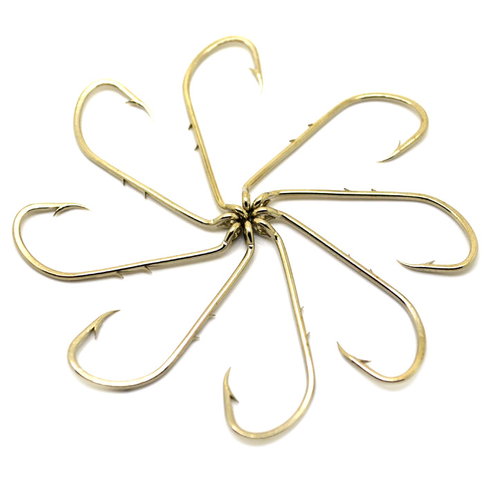 kawa 侠客趣背刺钩管付钩双倒刺钩软虫钩活饵钩鱼钩路亚钩渔具钓鱼