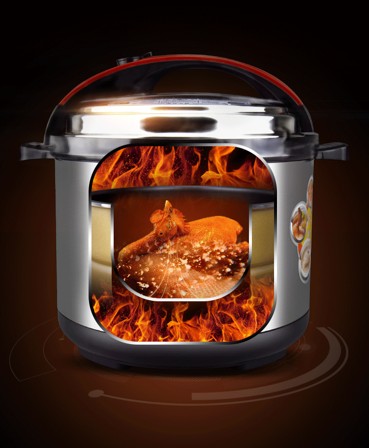 半球hy-40d电压力锅家用高压全自动1-2-3-4-56人 2.