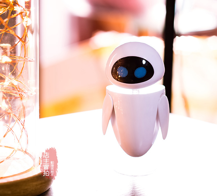 walle机器人总动员瓦力伊娃可动汽车载摆件手办玩具模型6cm瓦力电影做