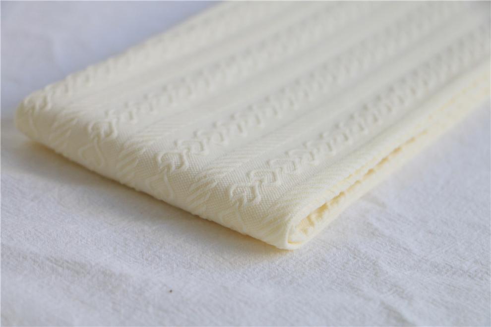 春秋显瘦白色 提花奶白色 打底袜子女 奶白8字链条 均码