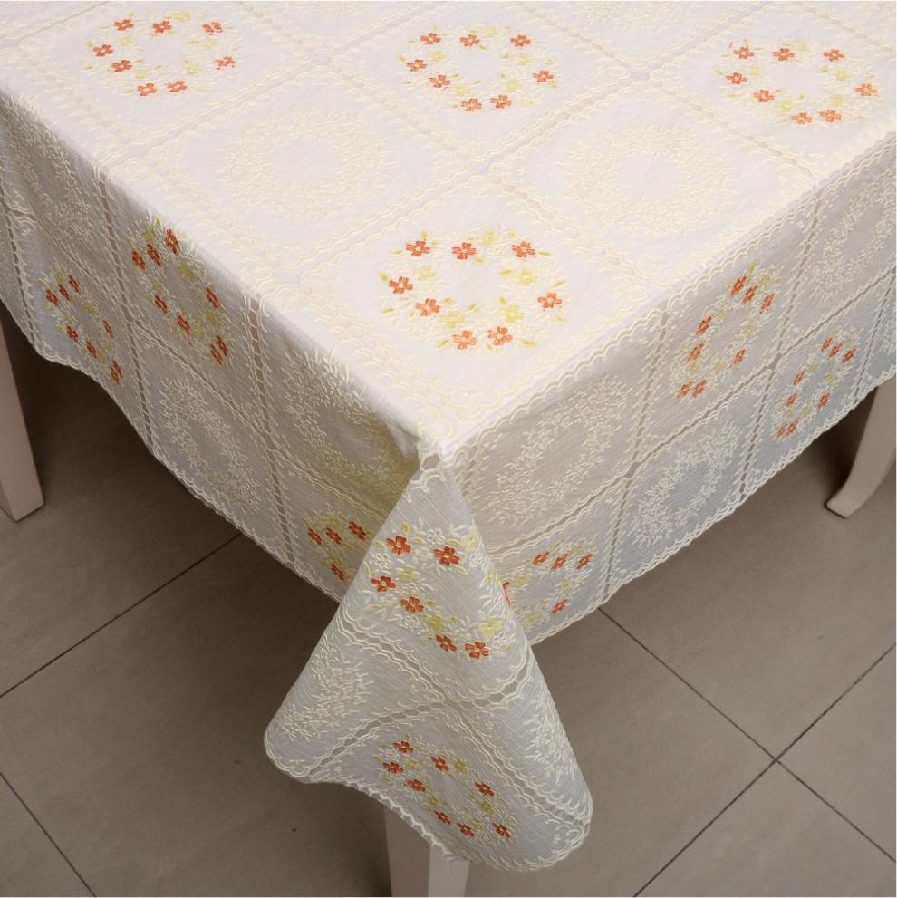 【浪漫符号】防水桌布艺餐桌布台布pvc防油桌垫茶几垫软质玻璃塑料