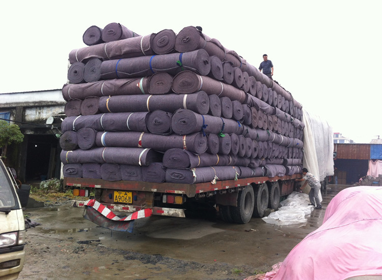 大棚保温被毛毡毯公路养护毯家具包装毡土工布防寒工业工程防晒 灰色