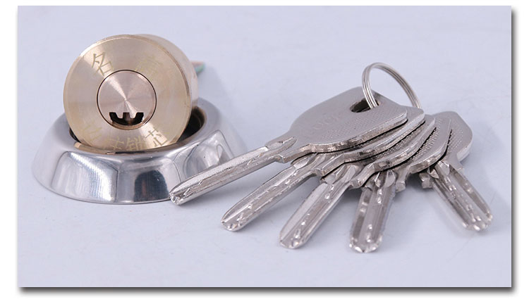 名高 外装门锁老式防盗锁b级原子边柱锁芯大门木门铁门仓库门锁锁防盗