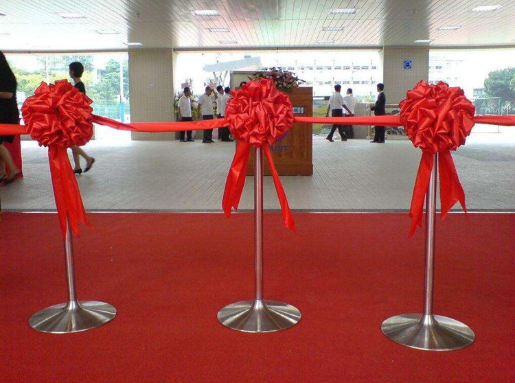 别颖 新品大红花球汽车光荣花新车交车婚车头红绣球剪彩花球套装大