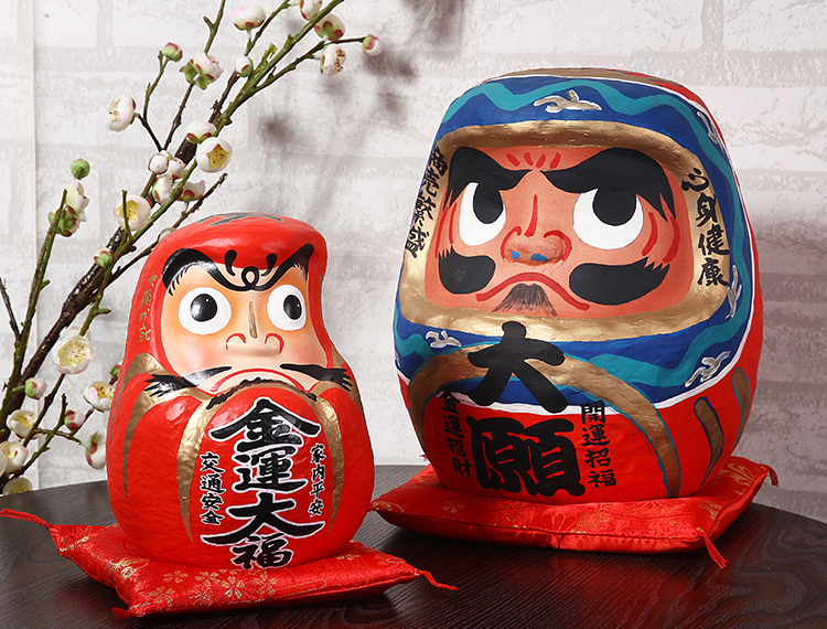日本大号达摩财神居家装饰日式寿司料理店铺开业摆件储蓄罐 大号达摩