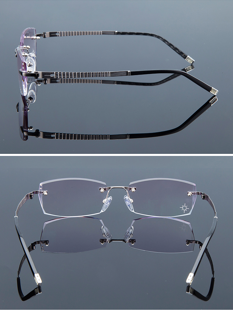 67无色镜片 镜架 品牌: 麦丽斯 商品名称:麦丽斯2018新款无框眼镜弹性