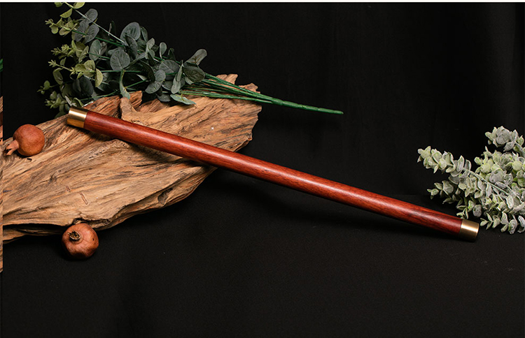 太极养生杖 花梨红木武术表演长短棍子太极棍健养生魔杖少林齐眉棍