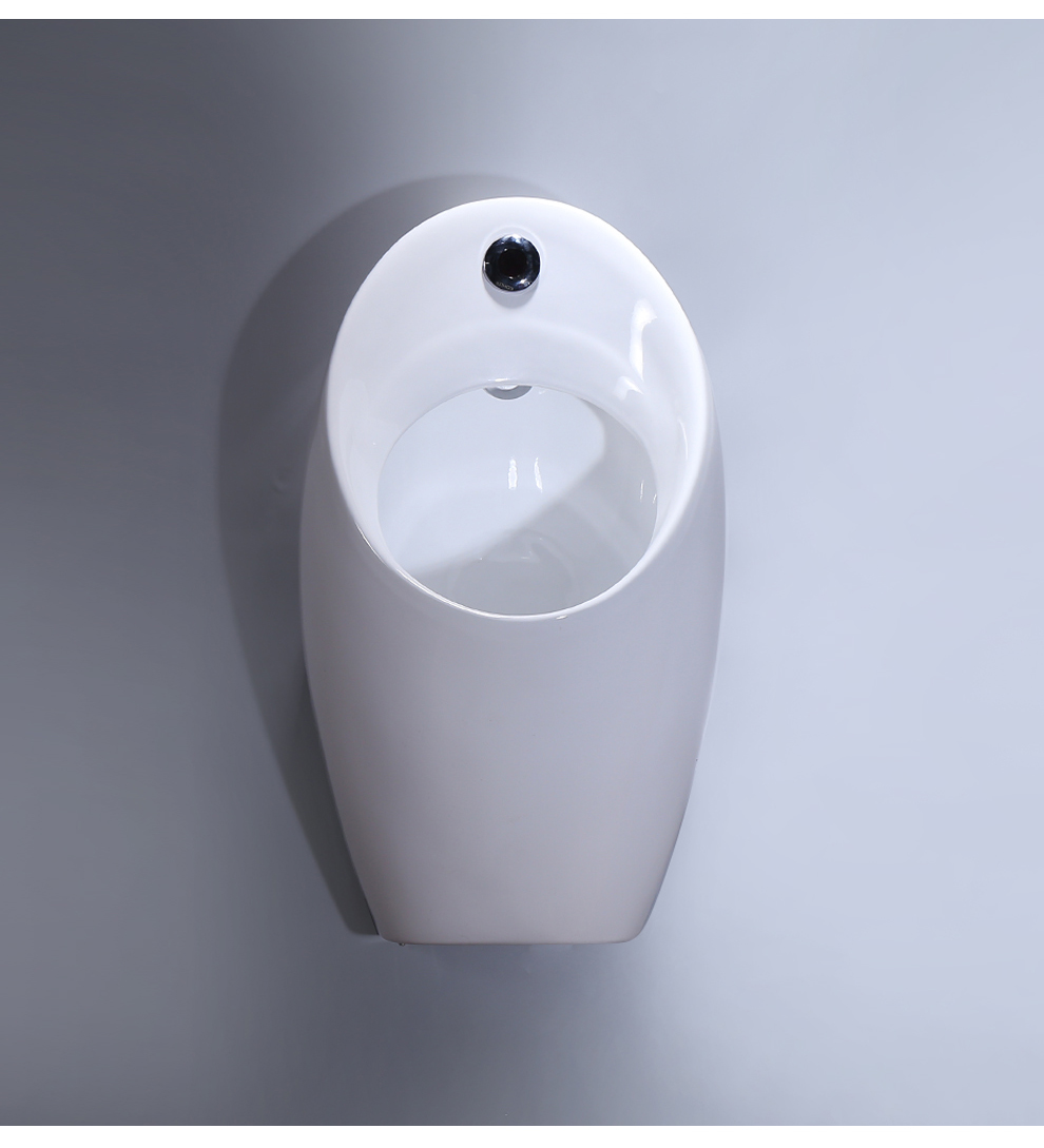 一体智能感应式小便斗小便器挂墙式壁挂式小便器男士尿斗墙排水地排水