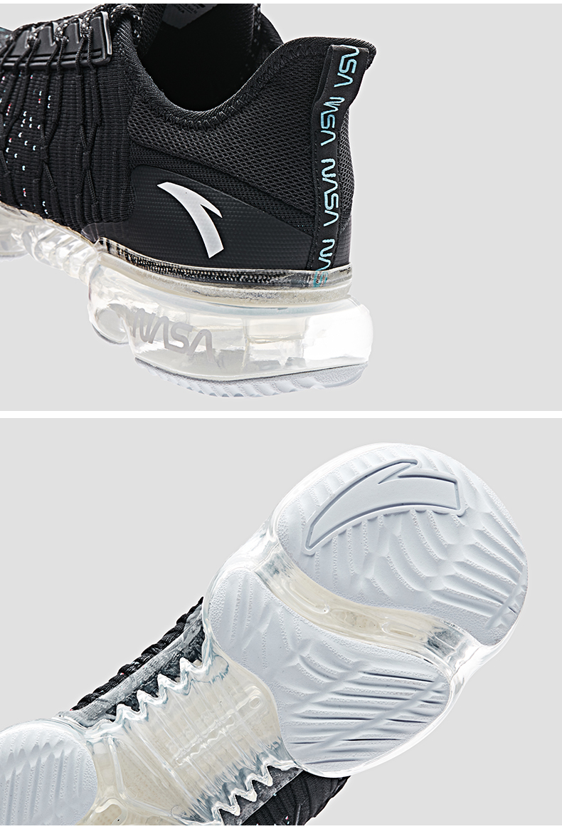 安踏男鞋跑步鞋nasa联名零界新款seeed系列全掌气垫飞织透气运动鞋