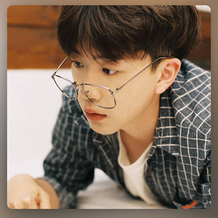 超火复古眼镜金属边框费启鸣眼镜通用生素颜眼镜 费启鸣古铜色 眼镜