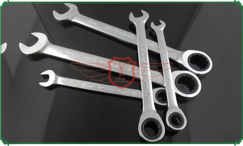 胜达工具单向两用棘轮扳手梅花开口两用快速扳手汽修机修扳子两用棘轮