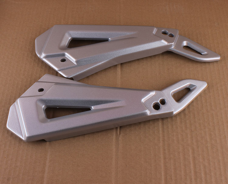 安全自驾 其它摩托车装备 玩车日记 gs125摩托车配件 后脚踏铝三角板