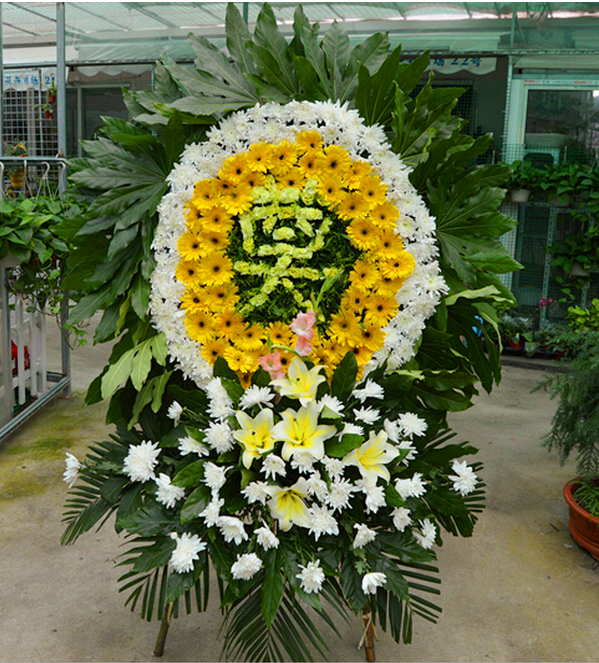 花圈鮮花同城速遞花圈花籃祭奠菊花悼念殯儀鮮花花店北京上海廣州深圳