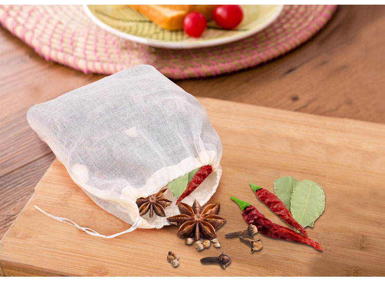 100个无纺布抽线茶包袋泡茶袋茶叶过滤煲汤煎药中药袋煲鱼袋隔渣袋