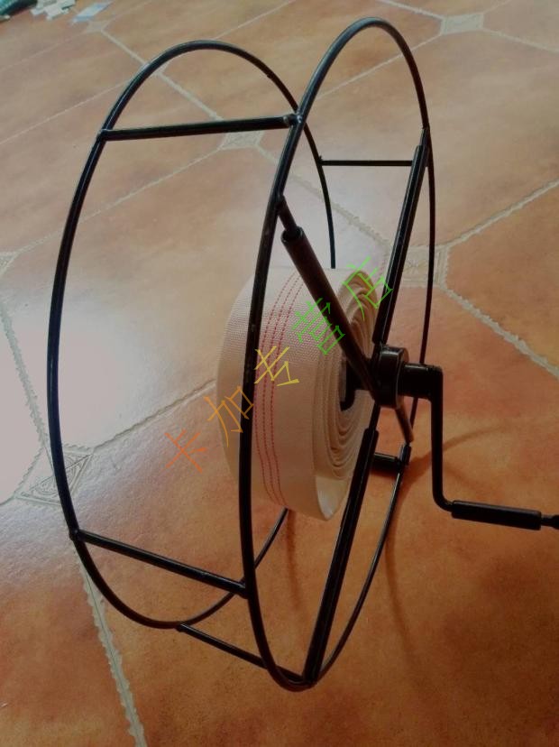 卷水带神器农用手摇浇地水带收卷机消防水带整理器手动卷盘工具 黑色