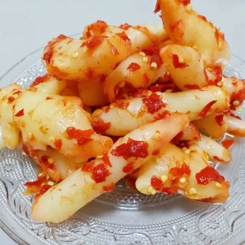 酸辣子姜 生姜酸 泡姜泡菜 开胃下饭菜 姜块酸姜500g瓶装