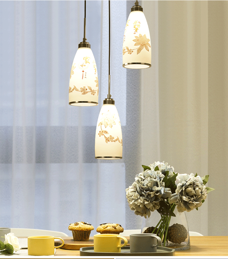 餐厅吊灯现代简约三头创意餐桌灯时尚个性大气饭厅led客厅灯具 银色【