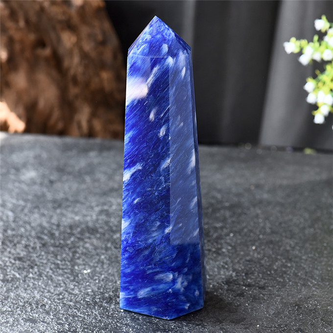 灵元阁6a级天然熔炼水晶柱天然水晶摆件 风水摆件 镇宅旺财避邪 精选