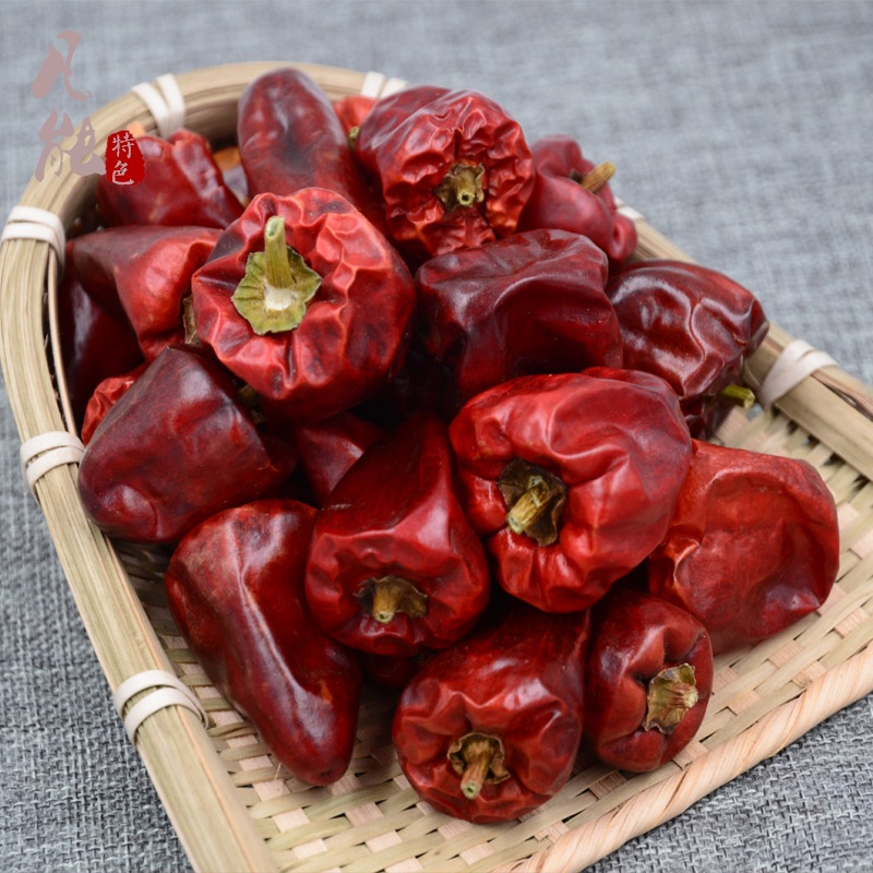灯笼椒 四川干辣椒中辣干红辣椒 油泼辣子麻辣香锅辣椒 500克 500克*2