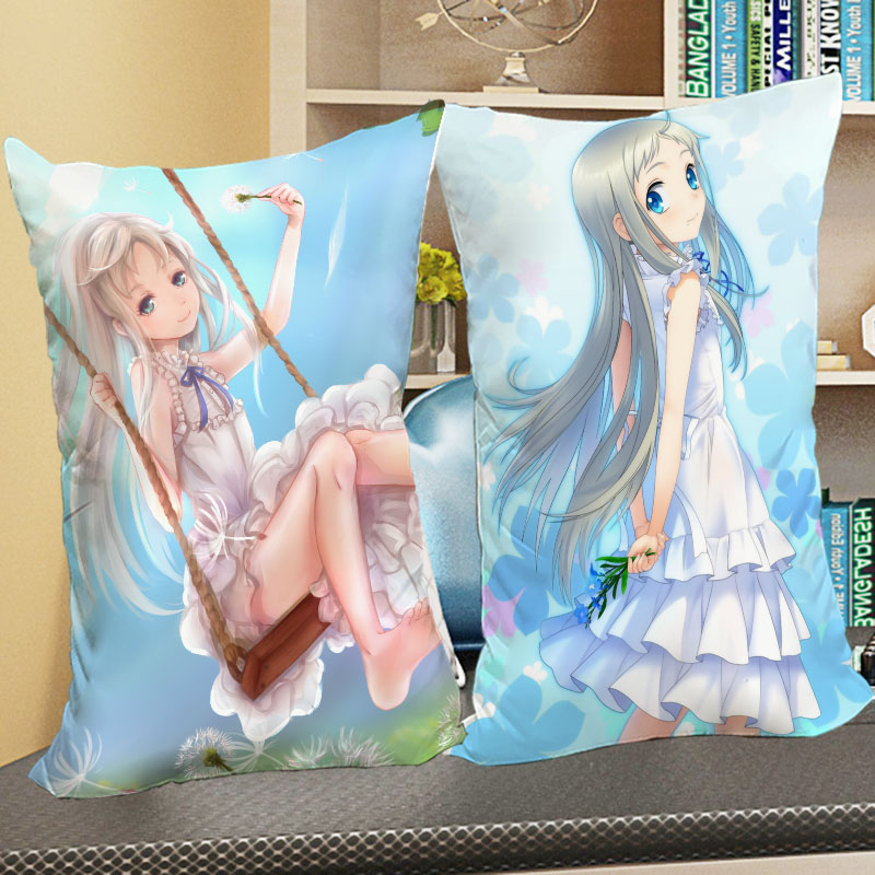 动漫抱枕那朵花未闻花名本间芽衣子面码靠枕靠垫抱枕个性礼物 未闻01