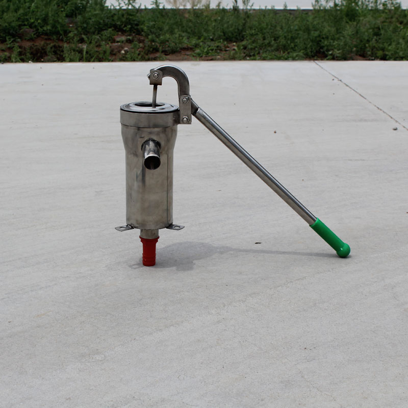 定做不锈钢压水井手动洋井头手压摇水器吸水器井头抽水泵老式压水井