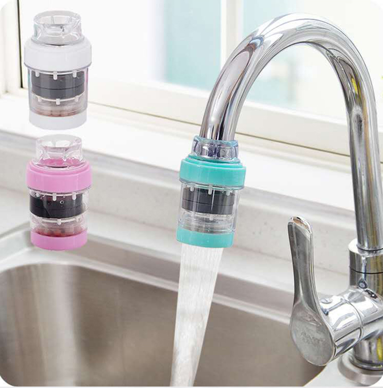 简易家用防溅自来水水龙头通用过滤器嘴净水器厨房水笼头前置直饮 浅