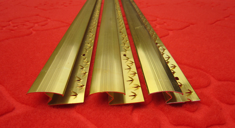 地板连接条地毯收口条压边条铝合金镀金地毯和地板连接多功能收边条