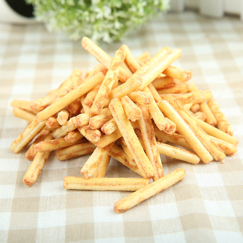 珍棒散称开心饼干发酵饼干薯条番茄黑胡椒下午茶零食 番茄味300g