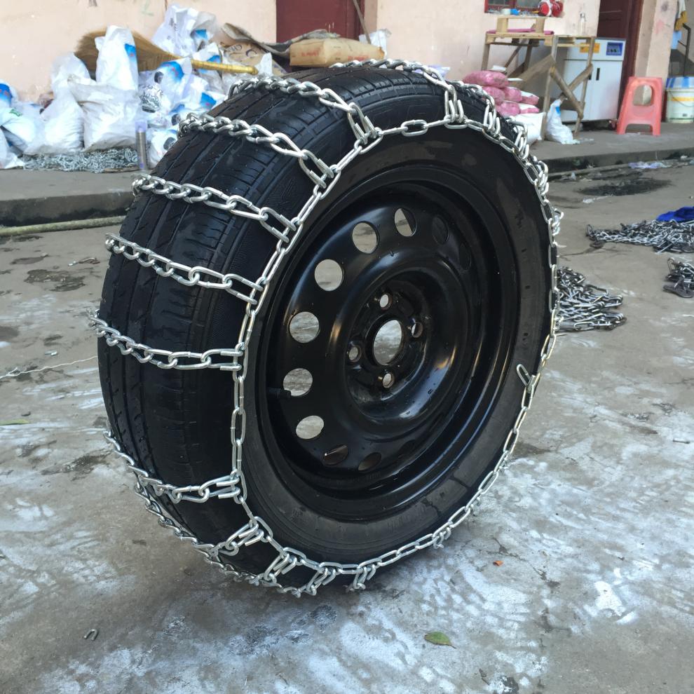 適用於加粗加密汽車防滑鏈鐵鏈越野車皮卡車轎車麵包車防滑金屬鋼鏈