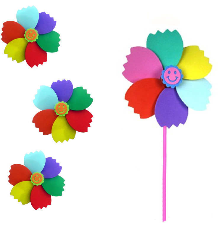 怀旧系列 送儿童小礼物七彩手工小风车 重拾70后80后怀旧儿时玩具找寻