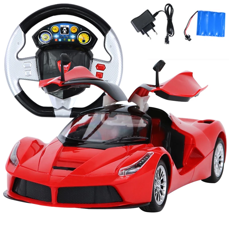 Rechargeable Ferrari Car Remote Control Car Toy With Opening Doors