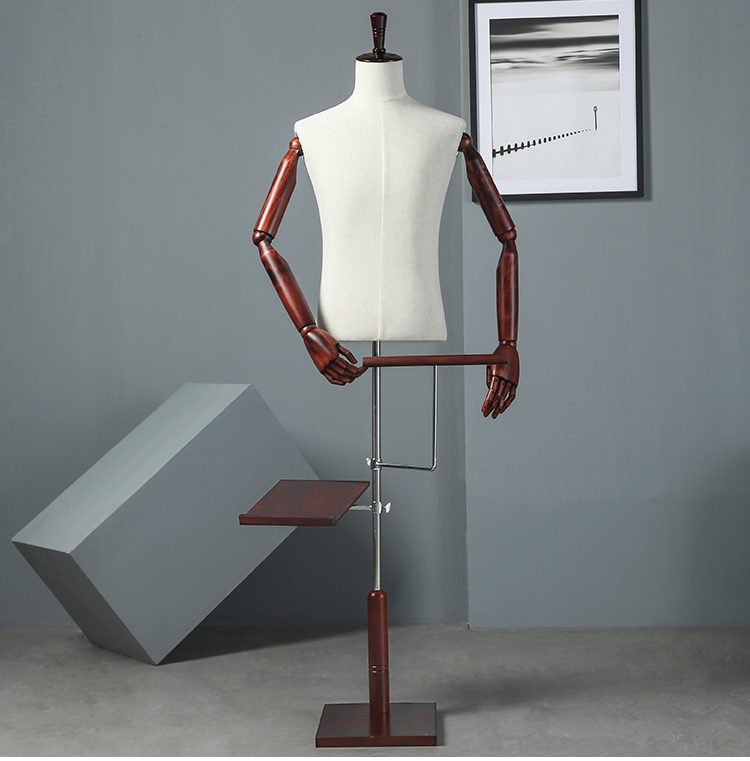 男模特道具全身人台衣架拍照橱窗展示架半身假人体衣服装店模特架人体