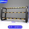 KANGSITE Dumbbell Rack Gym Commercial Multi-Specification 3/6/10/12 Pairs Dumbbell Storage Rack Household Equipment Household Herringbone Dumbbell Rack 6 Pairs Random Colors