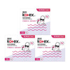 Kotex catheter-type tampons imported from Europe have a slim, smooth cotton core that is easy to push and pull without feeling, swimming sports sanitary napkins, large flow 18 pieces * 3 boxes