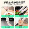 Temeiju Disposable Nitrile Gloves Latex Dishwashing Kitchen Food Used Extended Rubber Durable Housework Box Pack 50 Pcs