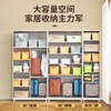 Steel storage cabinet integrated wall-mounted household living room balcony sundries storage cabinet deepened large capacity iron cabinet 1840 height * 600 width * 400 depth mm double door horizontal panel 0.7mm