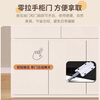 Mudingsheng sideboard against the wall integrated living room simple multi-functional cream style storage cabinet cupboard wine cabinet storage cabinet white 60CM high cabinet