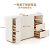 Quanyou Home Modern Simple Dining Side Storage Cabinet Living Room Storage Cabinet Kitchen Preparation Cabinet Wall Furniture