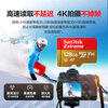 SanDisk 128GB TF (MicroSD) memory card 4K speed gold card A2 V30 U3 driving recorder action camera drone surveillance memory card read 190MB/s