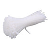 Shantou Lincun screw hole nylon cable tie fixed head self-locking plastic round hole buckle cable tie binding cable tie self-locking fastening white 4*150mm aperture 4.8mm 100 pieces