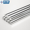 Guwanji stainless steel rod 304 solid steel rod smooth round solid round stainless steel round rod straight bar grinding rod zero-cut processing 304 material 3mmx1 meter (5 pieces)