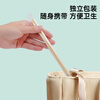 Tang Zong Chopsticks Disposable Chopsticks Individually Packaged 100 Pairs Thick Bamboo Chopsticks Household Picnic Takeout Hygienic Tableware