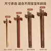 Corn (CORN) children's chopsticks for home use 6 to 12 years old kindergarten special wooden baby wooden chopsticks 4 4 solid wood short 3 wood 5