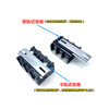 Three-in and multiple-out card rail-type branching terminal three-phase four-wire high-current branching box high-power terminal block three-in and nine-out
