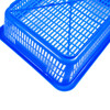 Bingyu BY-173 turnover basket rectangular sorting basket industrial drain basket plastic plastic basket No. 7 360*285*110 (blue)