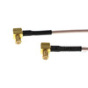 DCKR RF radio frequency connection cable MCX-J male to MCX-K female cable coaxial cable MCX-JJ adapter feeder MCX-JW to MCX-JW 0.3m