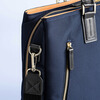 SANWA Japan-made computer bag, handbag, commuter business briefcase, large-capacity shoulder bag, trendy men's bag, dark blue 13-14 inches