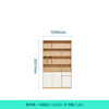 Lin's home floor-standing bookcase storage rack bookshelf integrated wall-mounted living room simple storage display cabinet UV2X