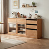 Lin's home sideboard Nordic log style restaurant storage locker tea cabinet household OU4T-A1.8m sideboard lower cabinet