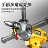 Aired German water drill drilling machine water electric drill air conditioning hole drilling new high-power desktop water mixer 2000W upgraded model + 63 drill bits + water pump